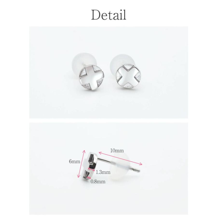 ペアピアス カップル 片耳 刻印 誕生石 人気 ステンレス レディース メンズ シンプル セミオーダーメイド ST005P-KS* (S28)の画像