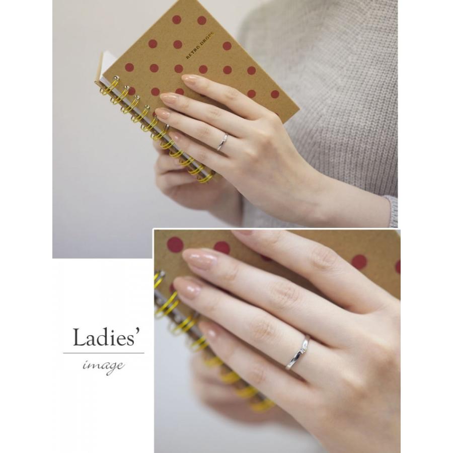 ペアリング ステンレス カップル 2個セット 刻印 結婚指輪 ペア 40代 50代 ステンレスリング セミオーダーメイド ST025R-KS* (S28)の画像