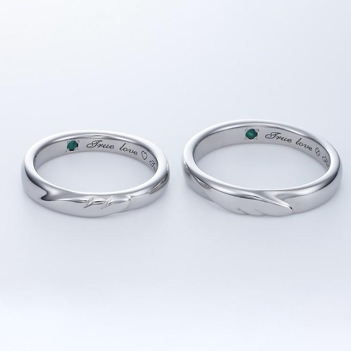 ペアリング ステンレス カップル 2個セット 刻印 結婚指輪 ペア 40代 50代 ステンレスリング セミオーダーメイド ST100R-KS* (S28)の画像