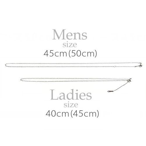 ペアネックレス ステンレス ネックレスチェーン 30代 40代 刻印 大人 人気 カップル メンズ セミオーダーメイド ST102N-KS* (S28)の画像