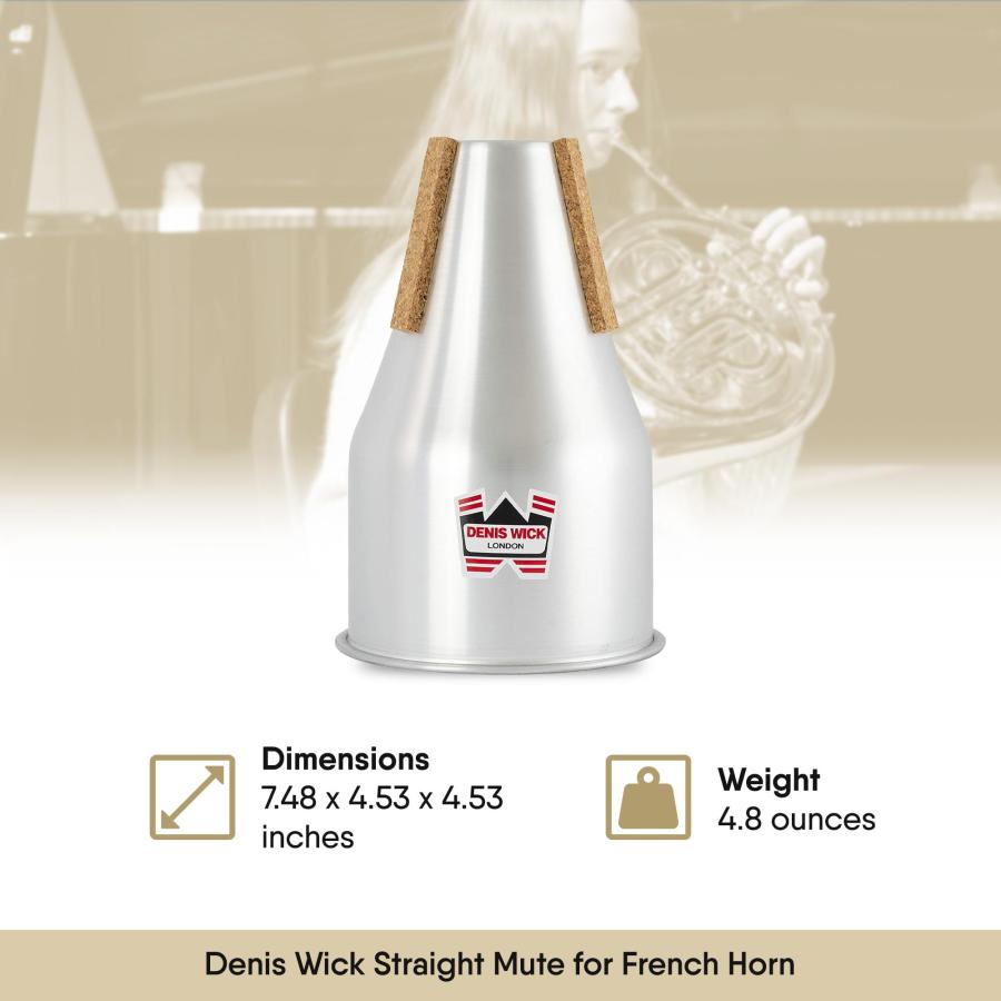 Denis Wick デニスウィック ミュート フレンチホルン用 ストレート アルミ 5524_2