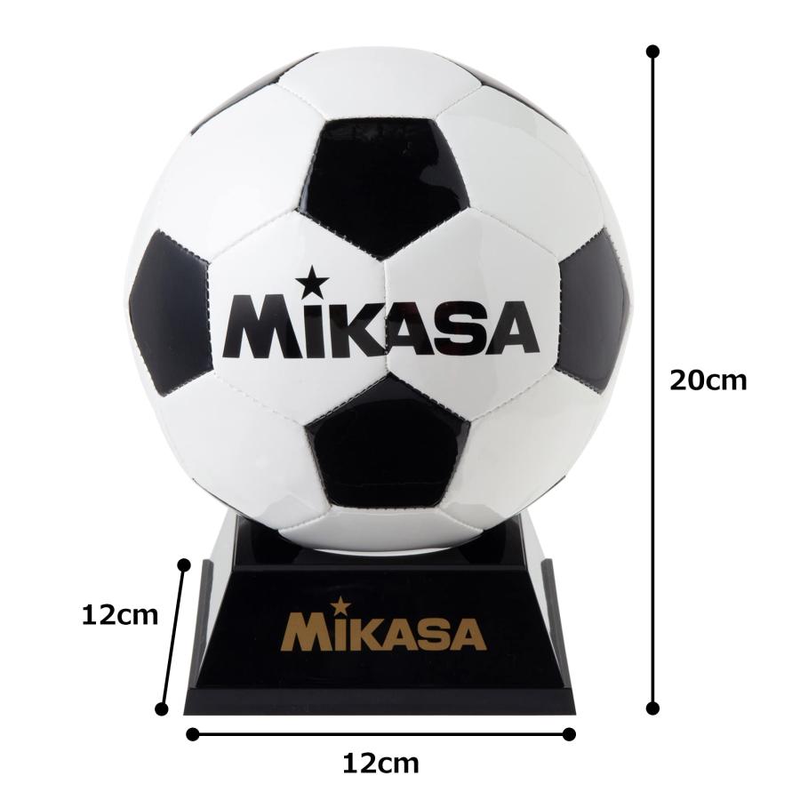ミカサ(MIKASA) サッカー 記念品用 マスコットボール (飾れるボール架台付き) ホワイト/ブラック PKC2-W/BK｜select-apollon｜06
