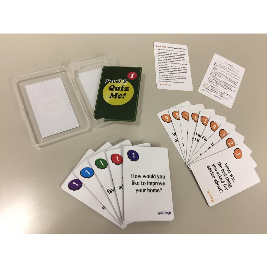 クイズ ミー! 英会話カードゲーム レベル2 パック1 【英語 教材 ゲーム】 Quiz Me! Conversation Cards for Adu |  | 02
