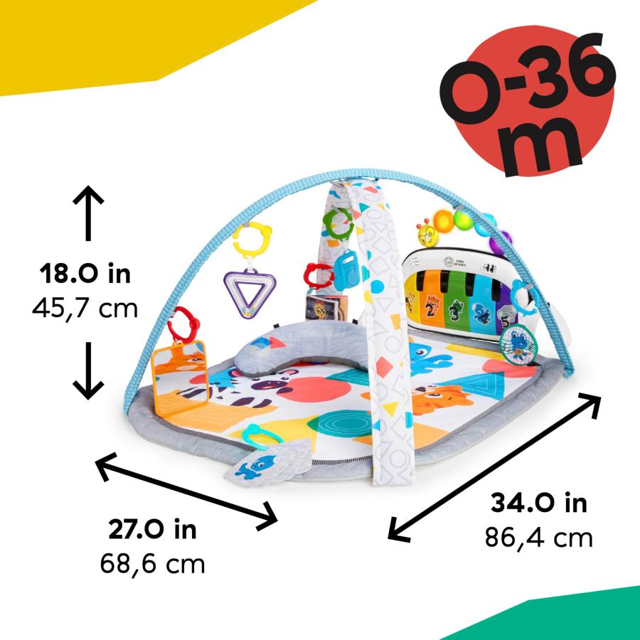 ベビーアインシュタイン Baby Einstein 4 in 1 キッキンチューンズ・ジム 【0ヶ月〜】 音楽 ライト 知育玩具 楽器 室内遊具 新生_2