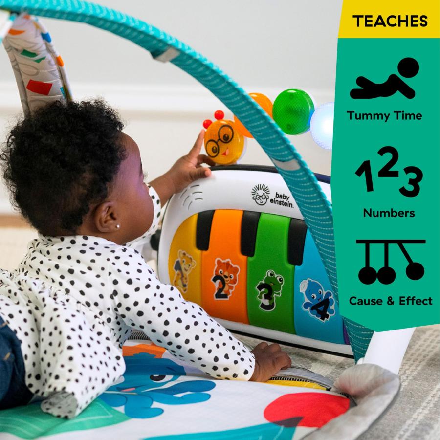 ベビーアインシュタイン Baby Einstein 4 in 1 キッキンチューンズ・ジム 【0ヶ月〜】 音楽 ライト 知育玩具 楽器 室内遊具 新生_8