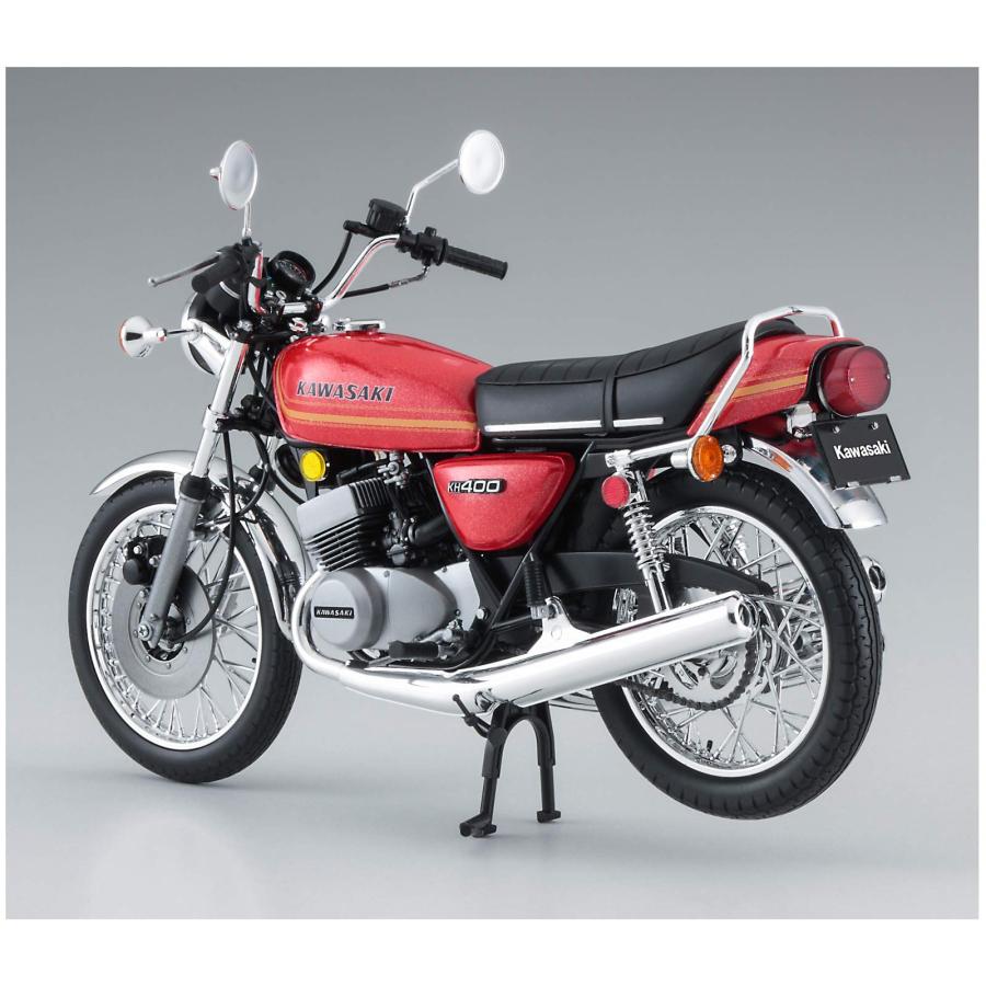 ハセガワ 1/12 バイクシリーズ カワサキ KH400-A3/A4 プラモデル 21720｜select-apollon｜02