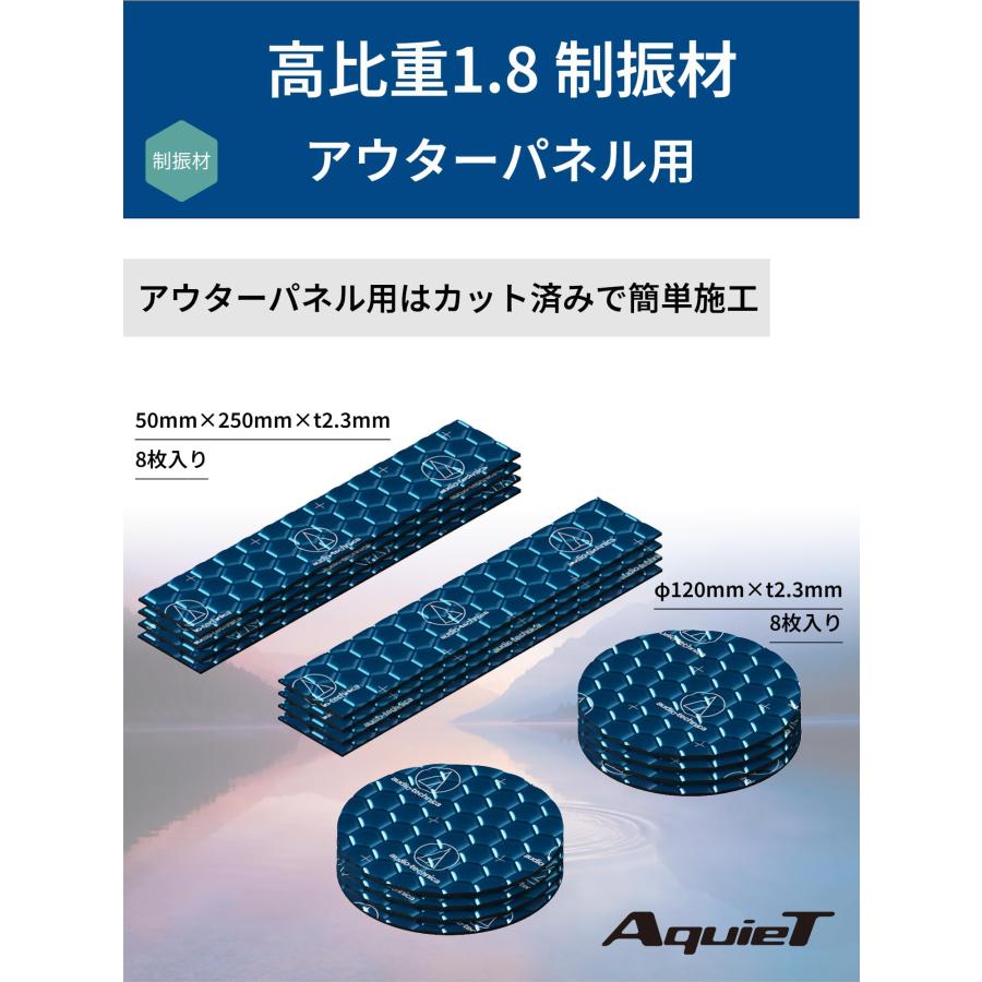 オーディオテクニカ AT-AQ405 ドアチューニングキット デッドニング