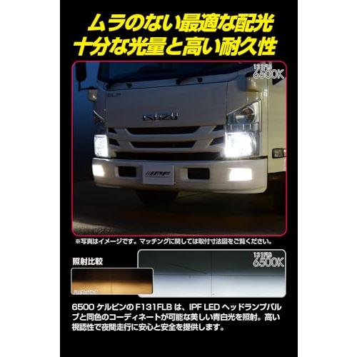 IPF フォグランプ LED 車用 H3 H3C 1500lm 6500K ホワイト 12V 24V兼用 2本入 車検対応 ドライバーユニット別体型｜select-apollon｜05