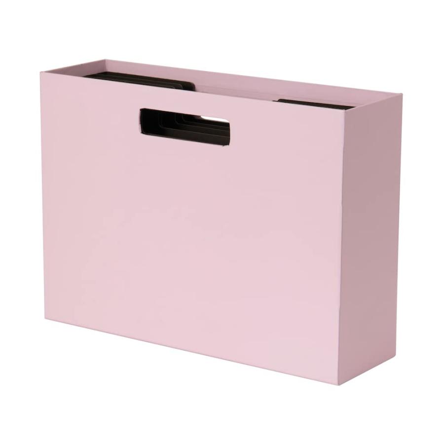 ナカバヤシ ハウスタディ 仕切りケース付きファイルボックス ラベンダー HSD-FB01LA | 