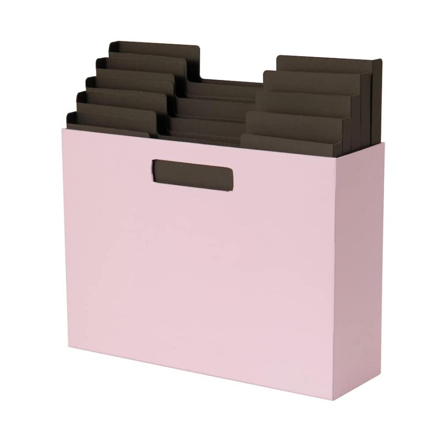ナカバヤシ ハウスタディ 仕切りケース付きファイルボックス ラベンダー HSD-FB01LA |  | 02