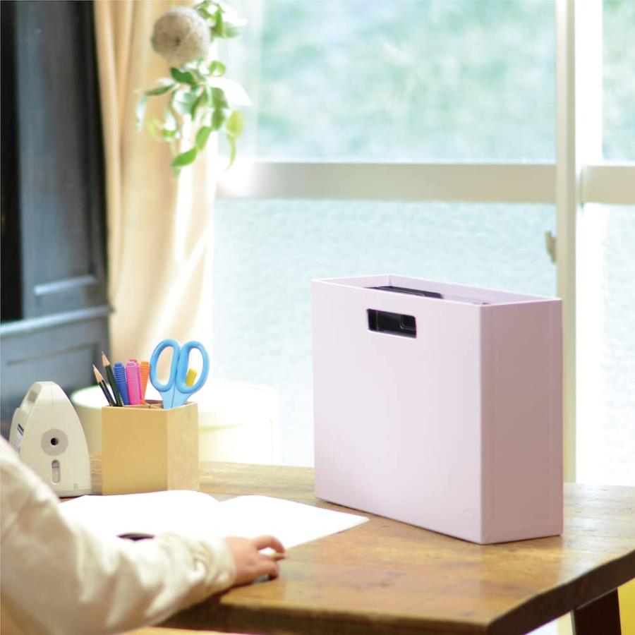 ナカバヤシ ハウスタディ 仕切りケース付きファイルボックス ラベンダー HSD-FB01LA |  | 05