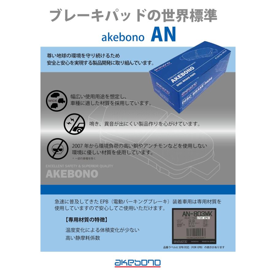 曙(アケボノ) ブレーキパッド 品番：AN-828WK_1