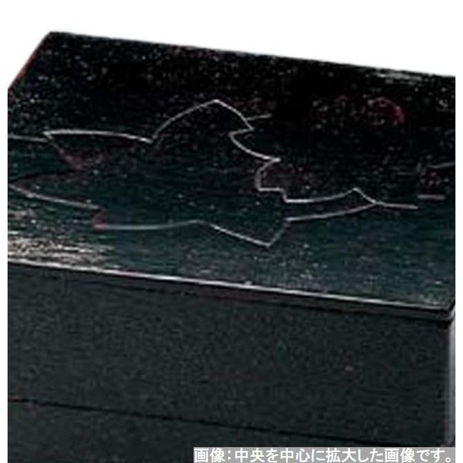 J-kitchens 重箱 日本製 木製 色紙春秋布張 70二段オードブル 曙 （1組) 21.3cm 御節の画像