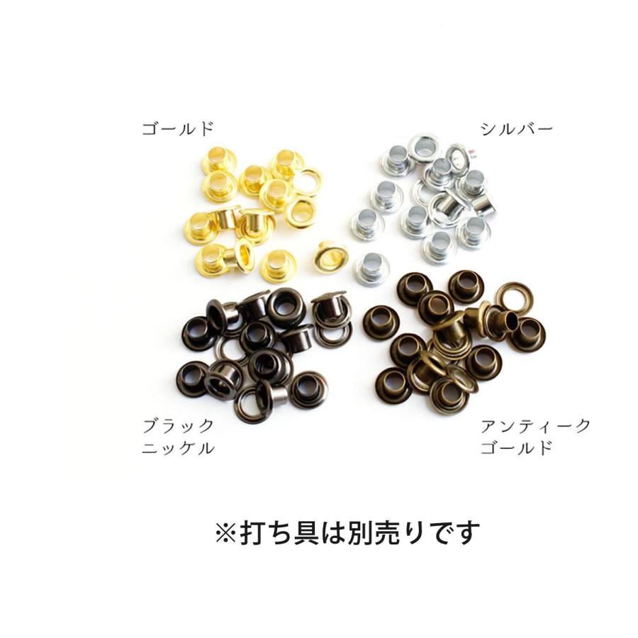 日本紐釦貿易 片面ハトメ #32 穴18mm 100組入 ゴールド F5-337_2