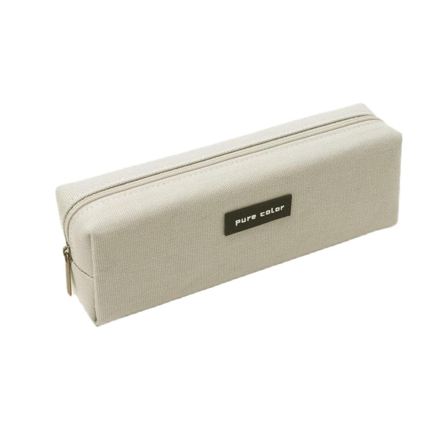 MILASIC ペンポーチ おしゃれ 大容量 筆記具収納 キャンバス布 シンプル ふでばこ 高校生 中学生 社会人用 入学祝い 男女兼用 TN-SPP | 