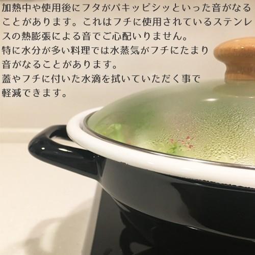 富士ホーロー ガラス蓋 24cm つまみ 鍋蓋 : セレクト・ココ - 通販