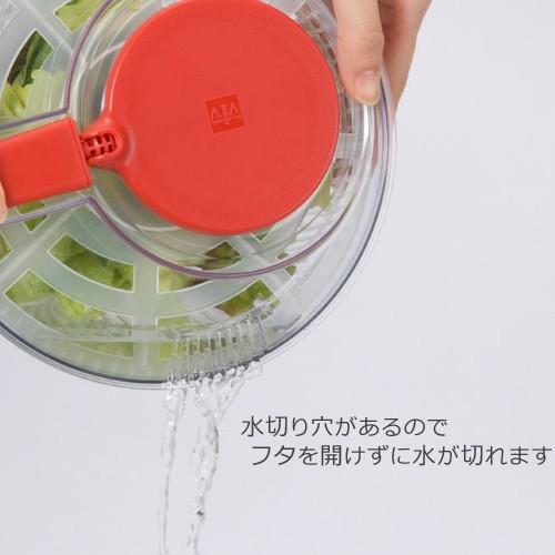 ボウルスピナー【未使用】 ViV サラダスピナー L 水切り スピナー サラダ ボウル 野菜