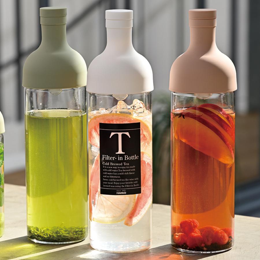 HARIO ハリオ フィルターインボトル 水出し 茶 ボトル ポット ピッチャー 食洗機対応 耐熱 ガラス | HARIO | 15