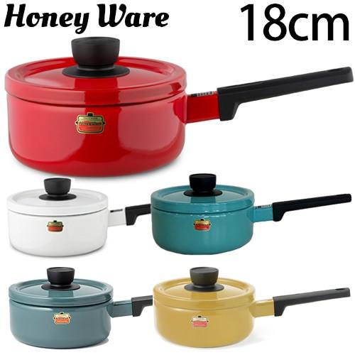 Solid Series 片手鍋 ソースパン ソリッド 18cm 蓋付き 鍋 琺瑯 富士