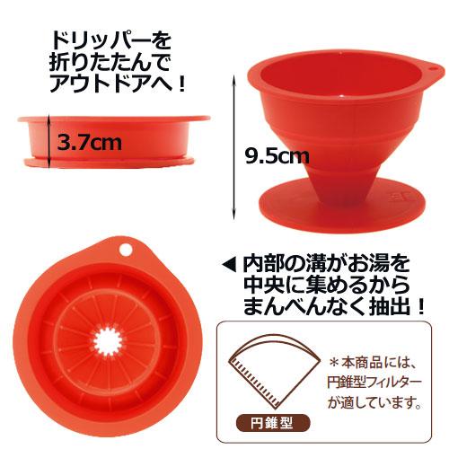 折りたたみコーヒードリッパー ラウンド4カップ |  | 02