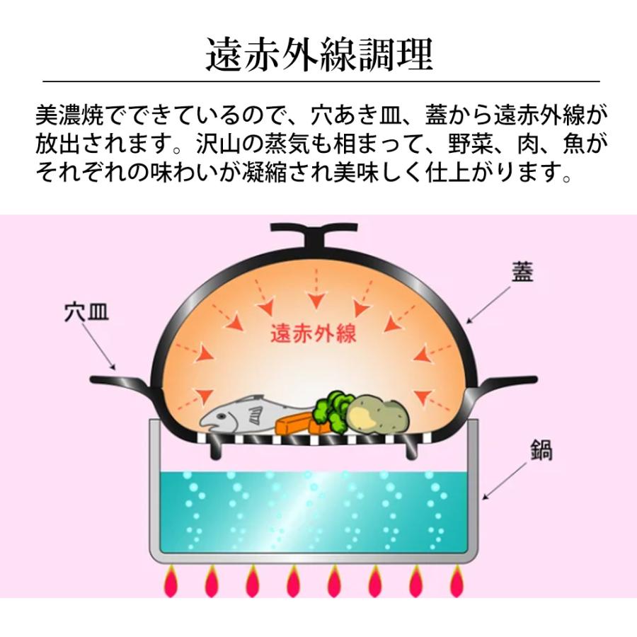 蒸し器　スリッシュ　陶器(美濃焼) 蒸し器 スリッシュ 美濃焼 日本製 レシピ付き slish 陶器 蒸し鍋