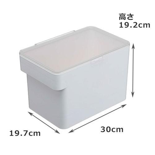 密閉米びつ 5kg 山崎実業 tower シンク下 シンク下収納 計量カップ付  おしゃれ  ライスストッカー タワー | tower | 01