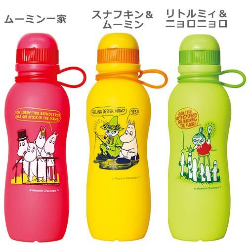 ムーミン グッズ シリコンボトル 500ml 折りたたみボトル アクティブボトル CP01 | MOOMIN | 01