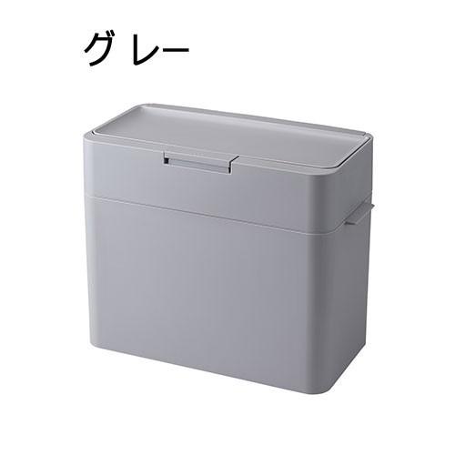 密閉 ゴミ箱 seals 9.5L ホワイト / グレー | 吉川国工業所 | 05