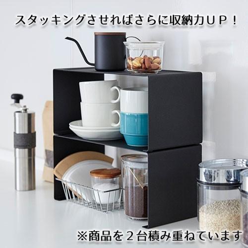 山崎実業 tower キッチンスチール コの字ラック タワー キッチンラック ラック 調味料 スパイスラック ディッシュラック | tower | 02