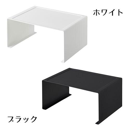 山崎実業 tower キッチンスチール コの字ラック タワー Ｌ キッチン収納 皿 ディッシュラック 調味料棚 棚 スタッキング シンプル 奥行き20cm yamazaki | tower | 04