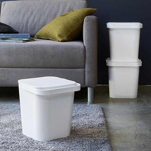 tower 山崎実業 バケツ おしゃれ 蓋付き タワー 12L 収納ボックス