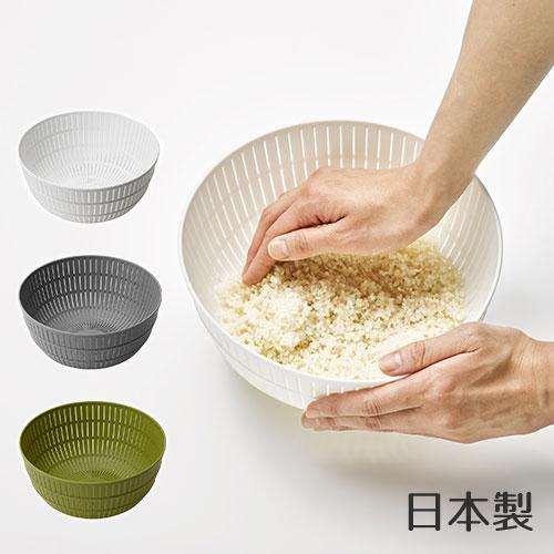 ザル ボウル セット 日本製 米研ぎにもつかえるザルとボウル
