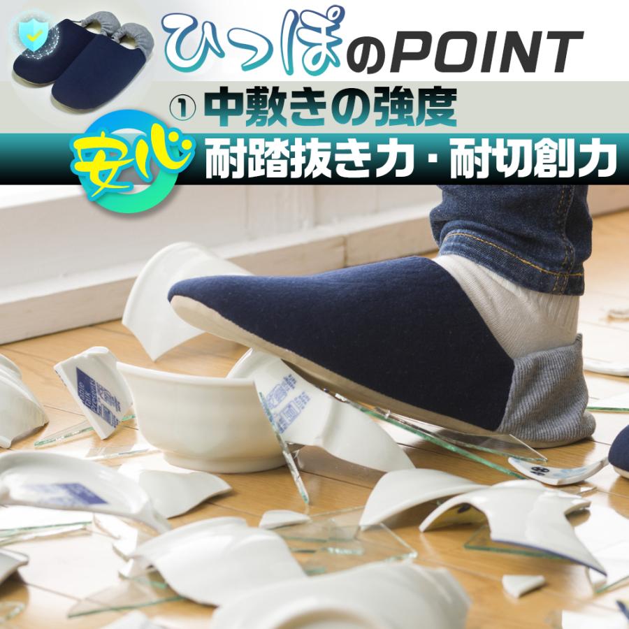 防災スリッパ ルームシューズ 踏抜防止ルームシューズ 防災グッズ スリッパ 防災シューズ 踏抜防止 踏み抜き防止 踏抜き防止 メンズ レディース |  | 02