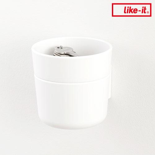 壁に取り付けられる収納ポット2段 On The Wall like-it ライクイット 壁面収納 | Like-it