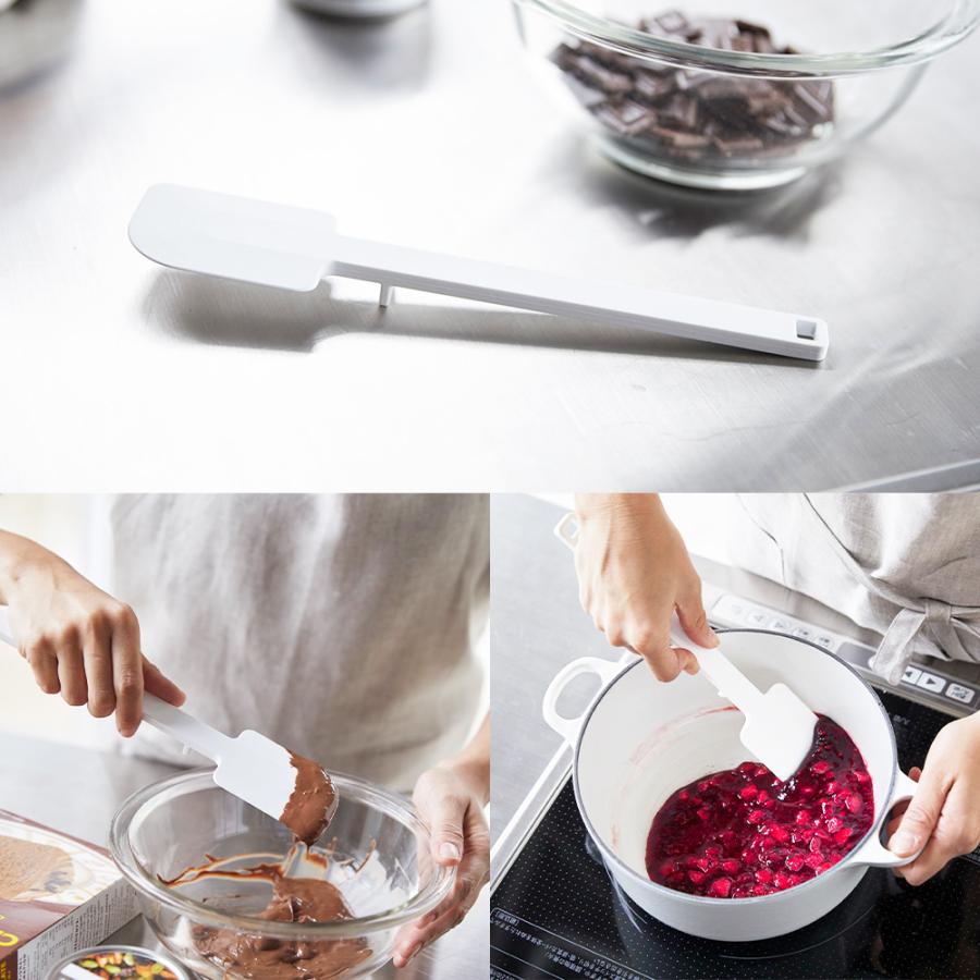 山崎実業 tower シリコーンスパチュラ タワー シリコン 食洗機対応 ヘラ 裏ごし 調理器具 製菓 お菓子作り キッチンツール | tower | 06