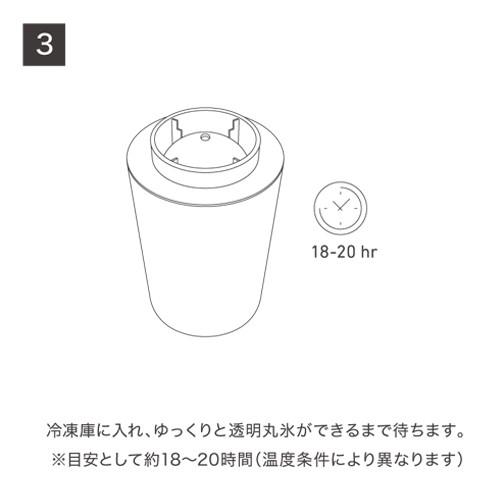 丸氷 製氷器 アイストレー 透明な丸氷が作れる製氷器 Ice Ball Maker Premium 単品 ウィスキー ハイボール 日本製 ライクイット | Like-it | 07