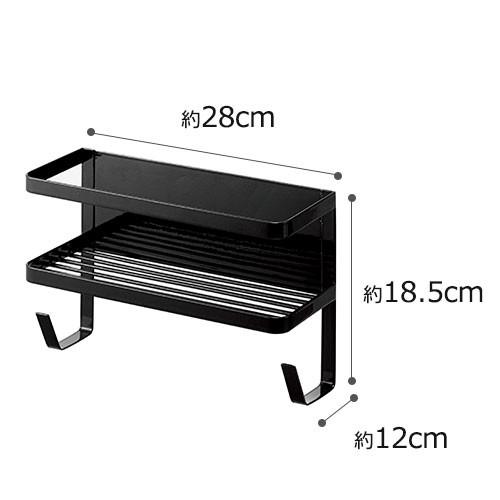 山崎実業 tower 洗濯機 収納ラック タワー ホースホルダー付き ランドリー収納 | tower | 06