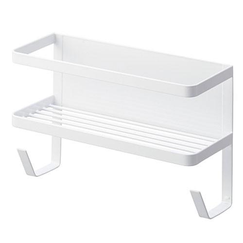 山崎実業 tower 洗濯機 収納ラック タワー ホースホルダー付き ランドリー収納 | tower | 01