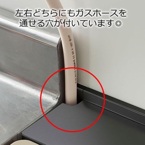 コンロ奥隙間ラック tower 山崎実業 コンロ奥ラック タワー すきま収納 油はね 油汚れ | tower | 05