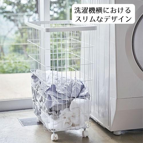 tower ランドリーバスケット 山崎実業 タワー キャスター付き メーカー