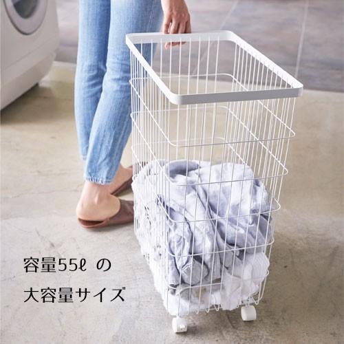ランドリーバスケット 山崎実業 tower タワー キャスター付き メーカー直送 | tower | 04