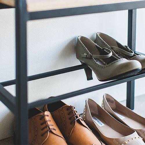 山崎実業 tower ベンチ 玄関スツール シューズラック 靴箱 タワー シューズスタンド メーカー直送 | tower | 07