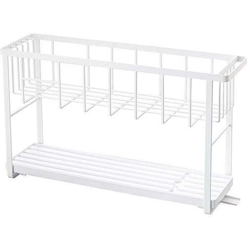 水切りラック 山崎実業 tower シンク上 スリム 3way スリーウェイ 水切り ワイヤーバスケット 2段 タワー  水切りかご 水切りカゴ  メーカー直送 | tower | 14