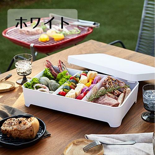 tower 山崎実業 蓋付き 卓上 水切りトレー タワー 角型 食材入れ