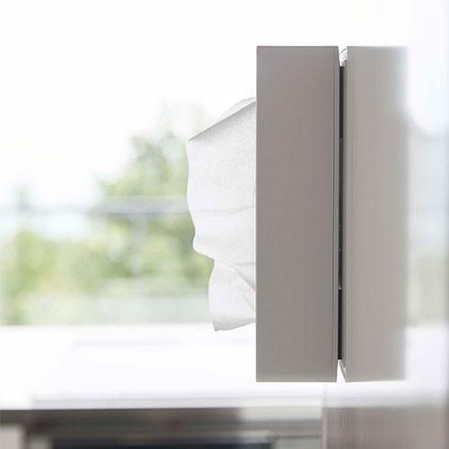 山崎実業 tower マグネットコンパクトティッシュケース タワー マグネット 磁石 キッチン 冷蔵庫 シンプル | tower | 07