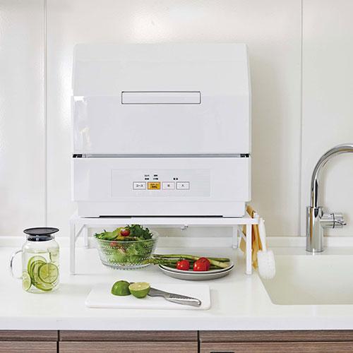 山崎実業 tower 食洗機 ラック 伸縮食洗機ラック 幅37-62cm タワー メーカー直送 | tower | 10