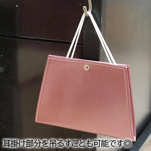 マスクケース 日本製 折りたたみ 持ち運び 二つ折り 携帯用 コンパクト マスク収納 マスクポーチ 内カバー付き合皮マスクケース（マスク1枚付き） | ブランド登録なし | 04