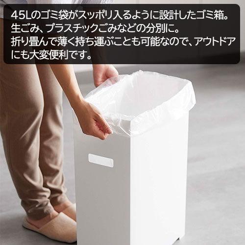 tower 山崎実業 スリム 蓋付き ゴミ箱 タワー 45リットル 分別