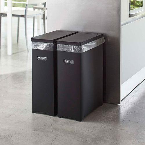 山崎実業　45リットル　ゴミ箱　グレー　2個セット 山崎実業 45リットル ゴミ箱 グレー 2個セット tower 山崎実業
