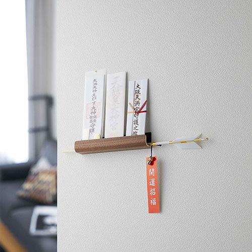 山崎実業 RIN 神札ホルダー リン 神札立て 神棚 神札 破魔矢 御札 ホルダー 壁掛け お札立て 木目 | RIN（山崎実業） | 06